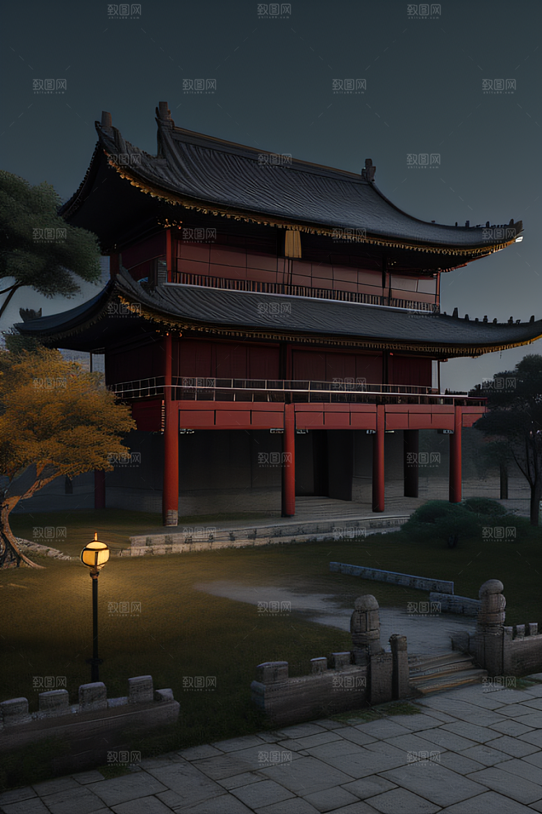 中国古代宫殿与城墙遗迹