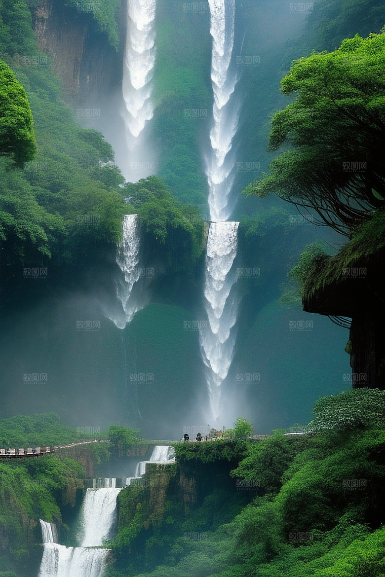 黄果树瀑布是中国最大的瀑布之一