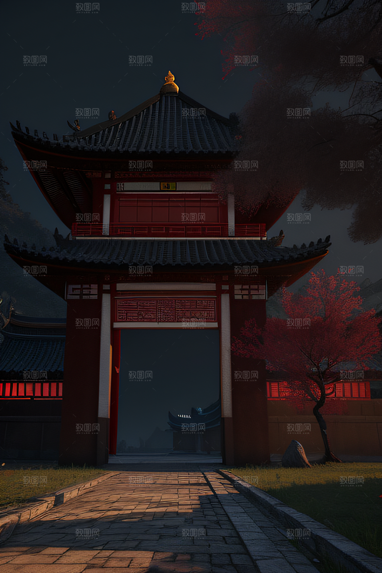 孤寂之夜古老遗迹尽现
