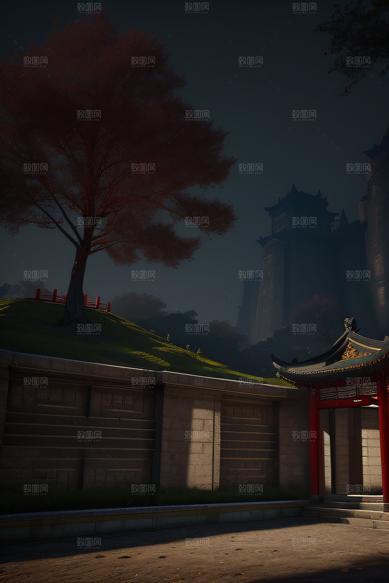 孤寂之夜古老遗迹尽现