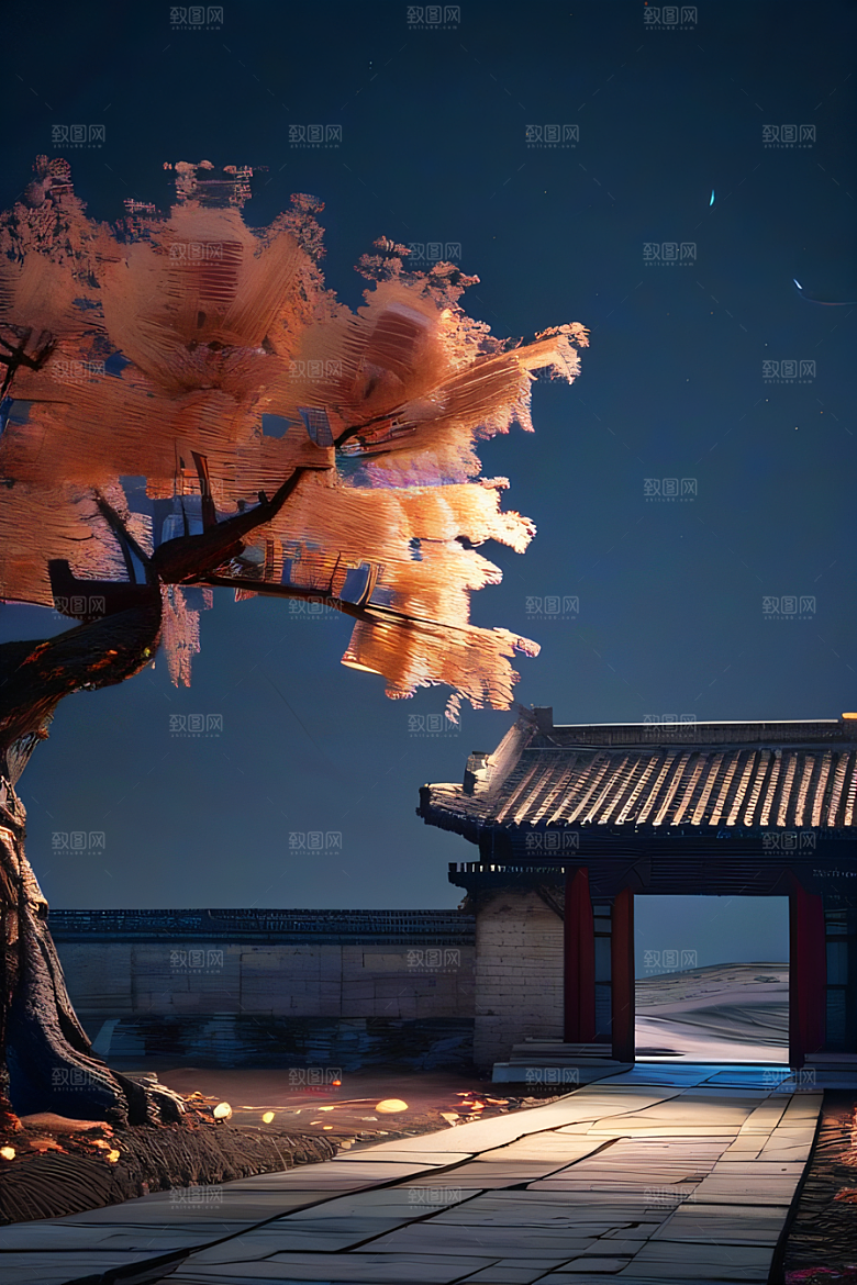 孤寂之夜古老遗迹尽现