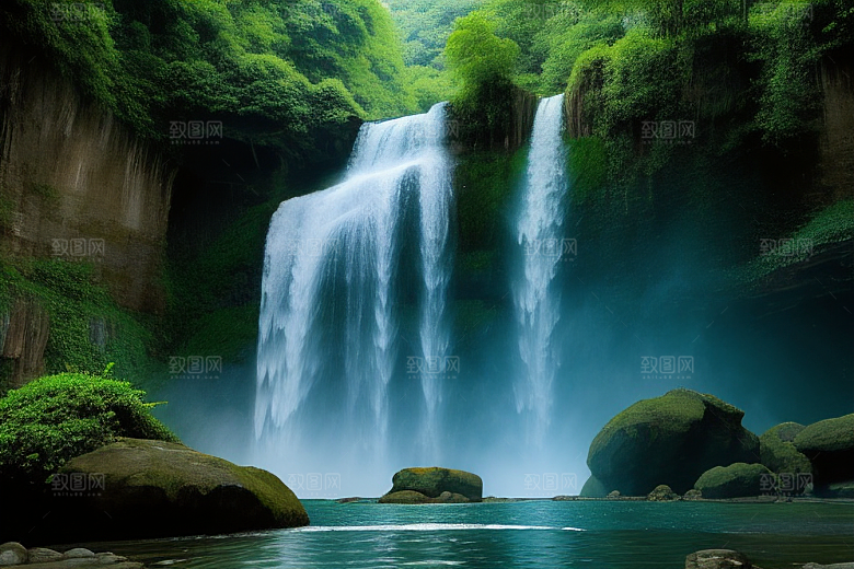黄果树瀑布的秀丽风景