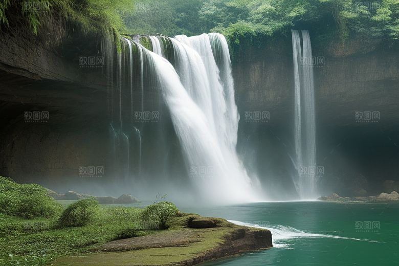 黄果树瀑布的秀丽风景