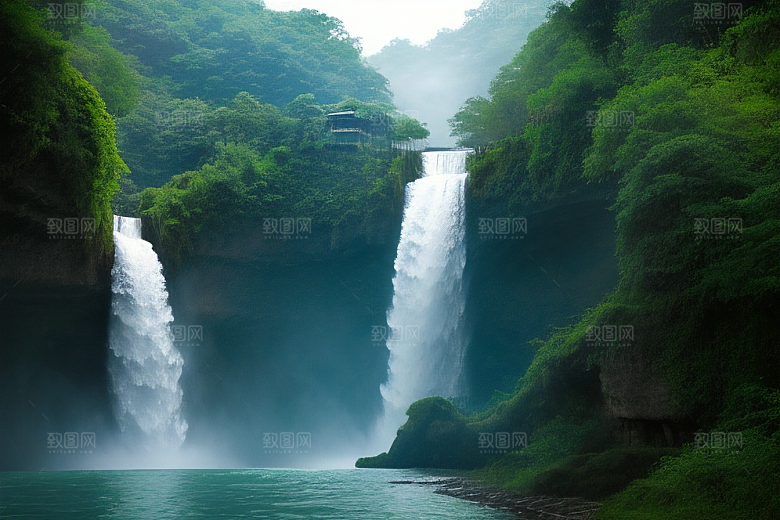 黄果树瀑布的秀丽风景
