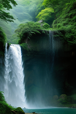 黄果树瀑布的秀丽风景