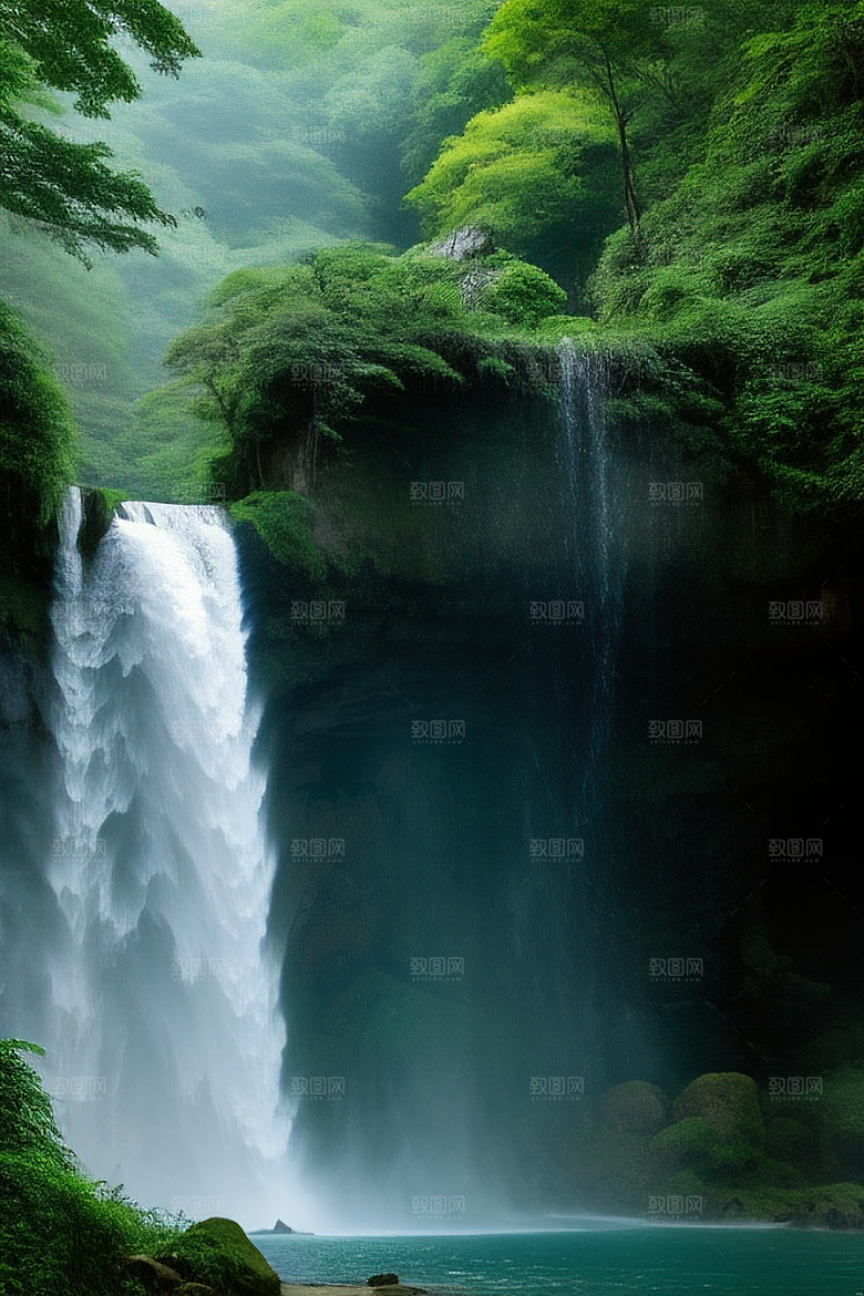黄果树瀑布的秀丽风景