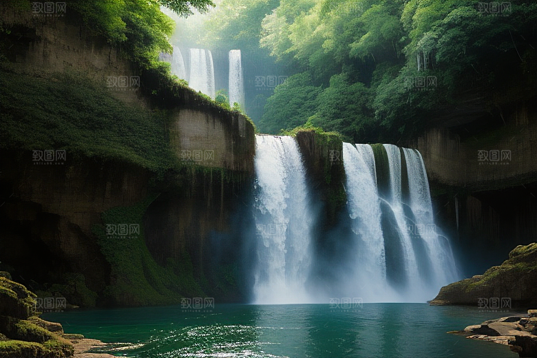 黄果树瀑布的秀丽风景