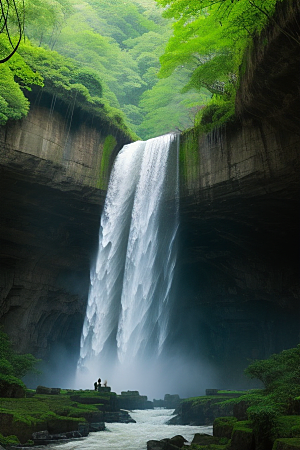 黄果树瀑布的秀丽风景