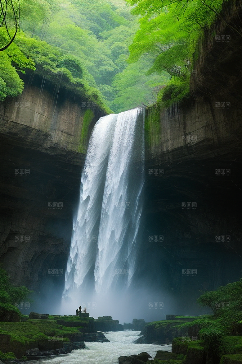 黄果树瀑布的秀丽风景