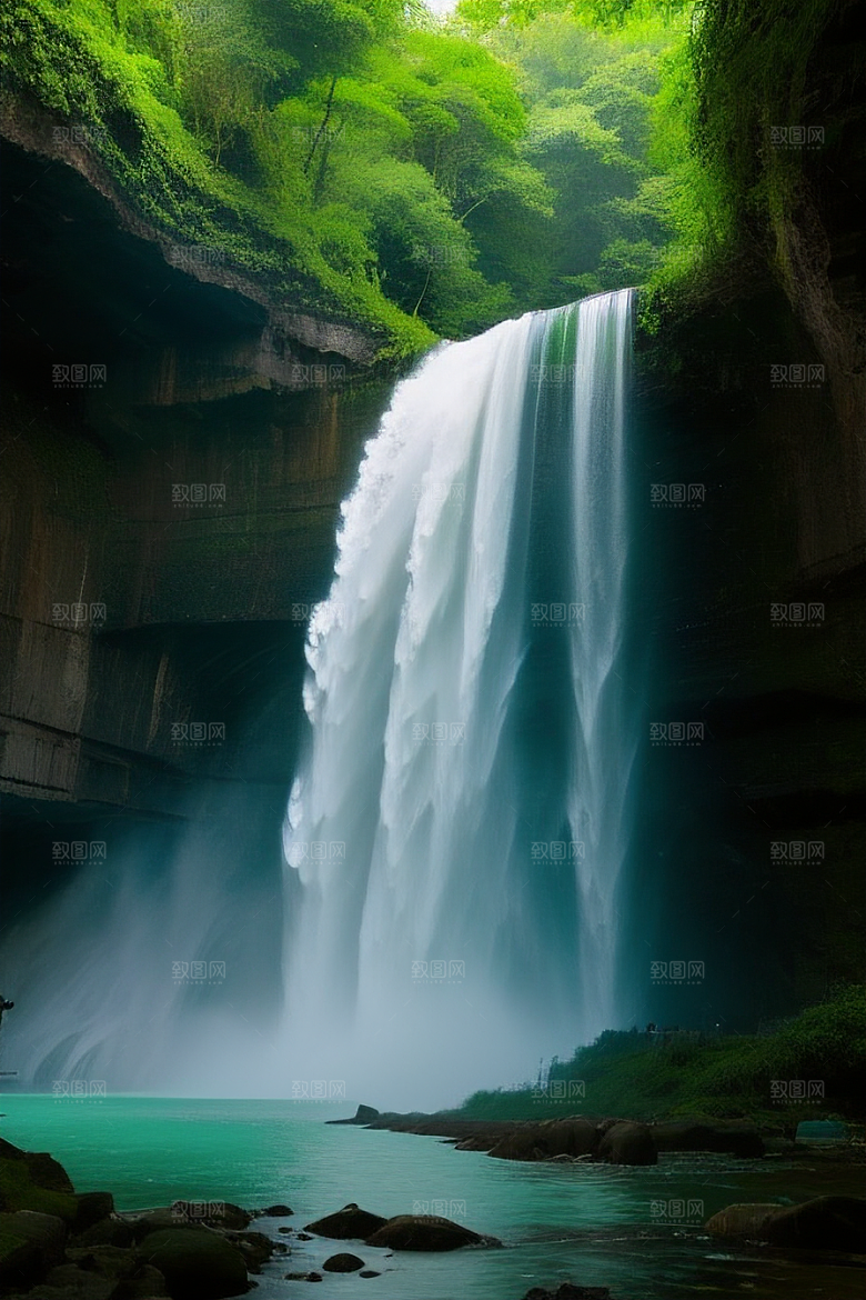 黄果树瀑布的秀丽风景