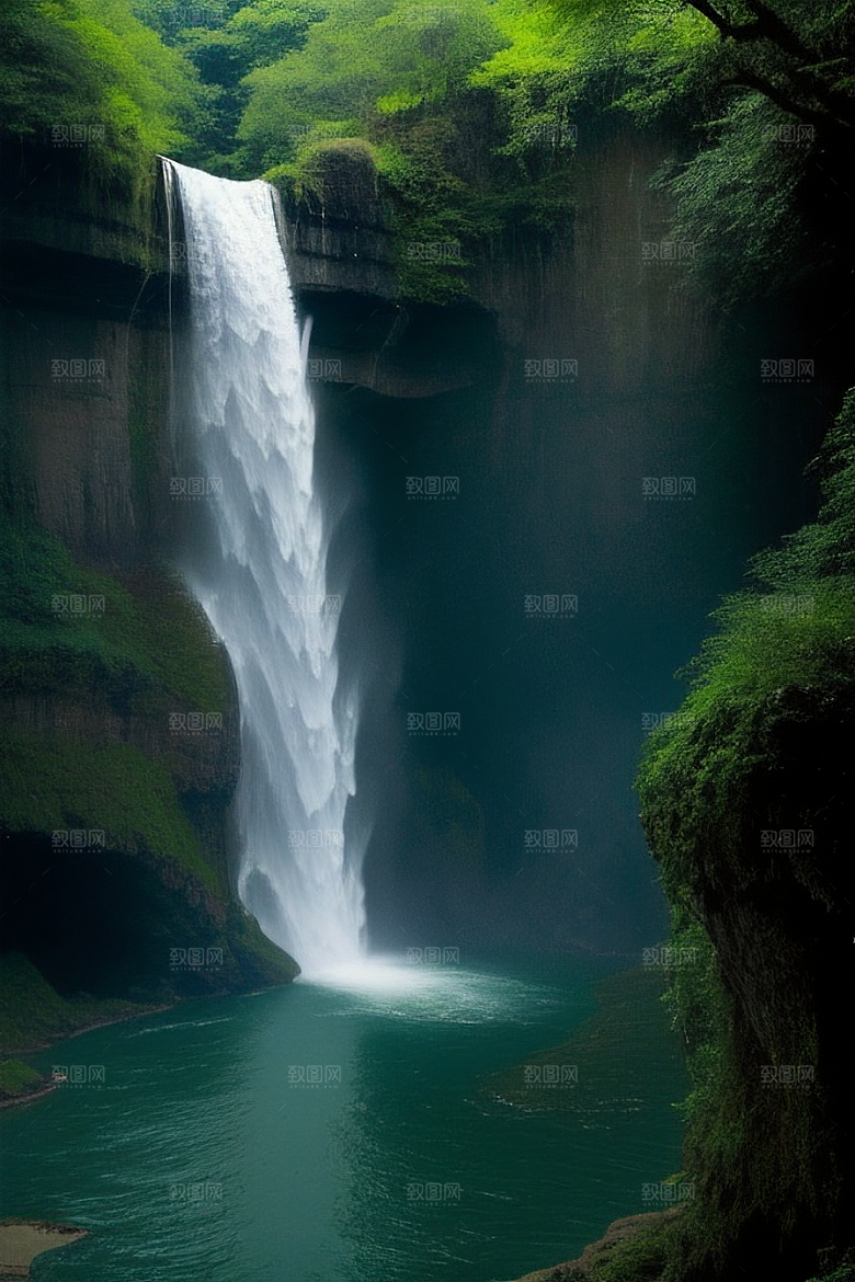 黄果树瀑布的秀丽风景
