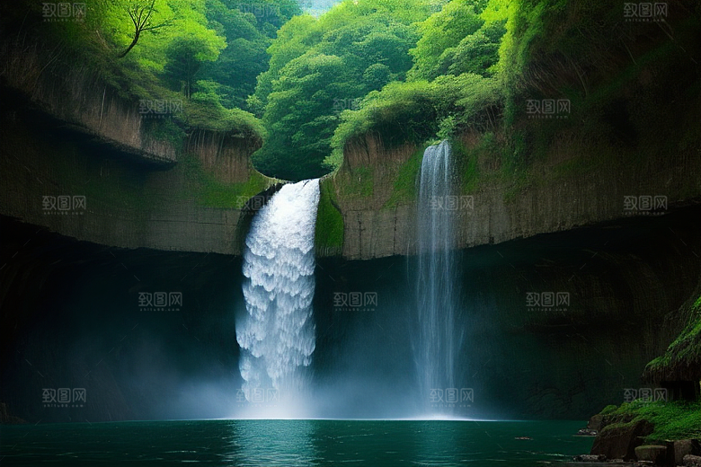 黄果树瀑布壮观的景观
