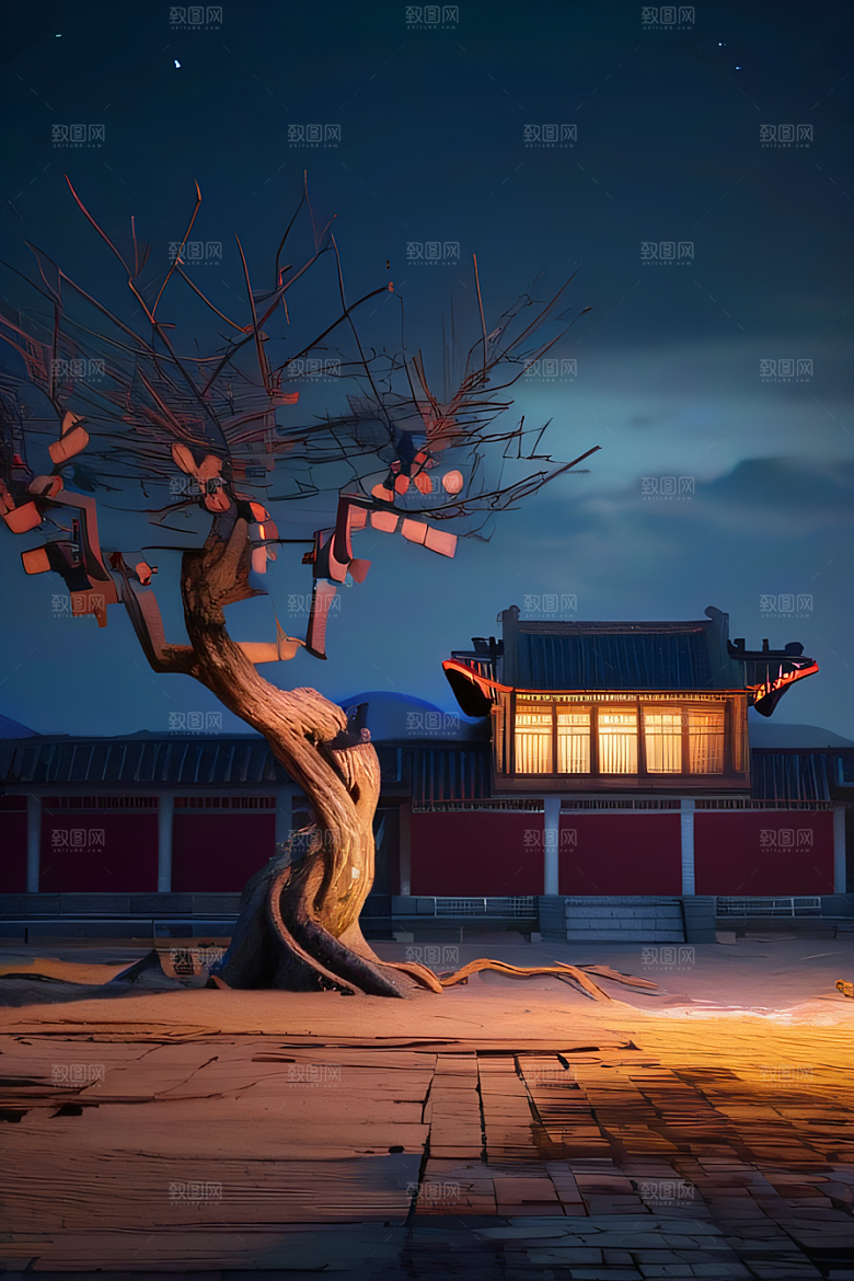 古代宫殿与城墙的传奇
