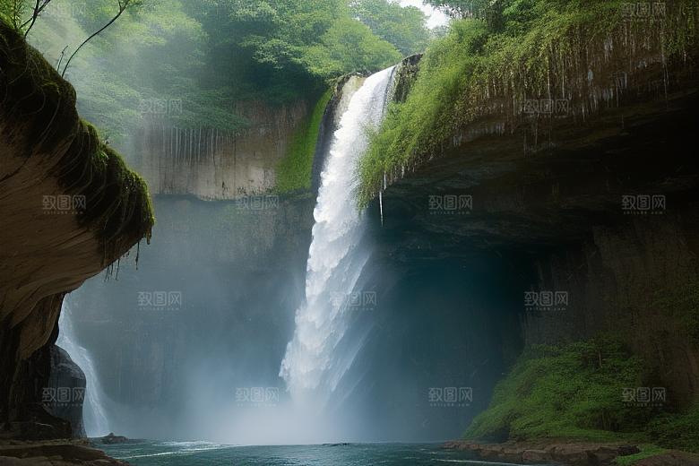 黄果树瀑布壮观的景观
