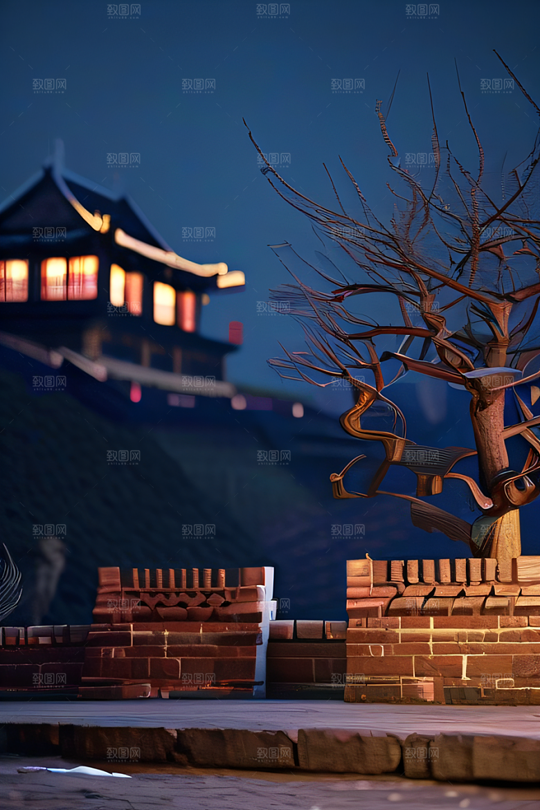 想象中的未来3D渲染呈现