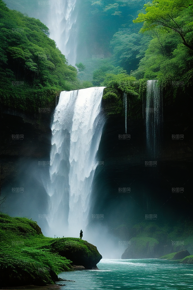 黄果树瀑布壮观的景观