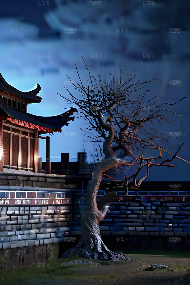中国古代宫殿与城墙遗迹