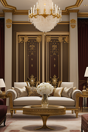 欧式风格客厅古典与现代的完美交融