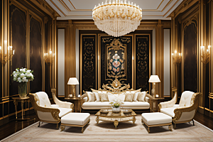 欧式风格客厅浪漫与典雅的融合之美