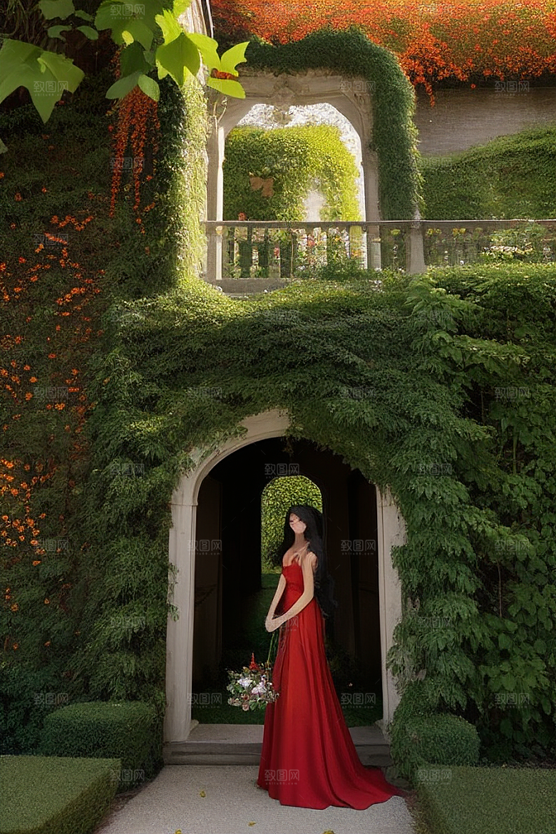 爬山虎装点庄园之美