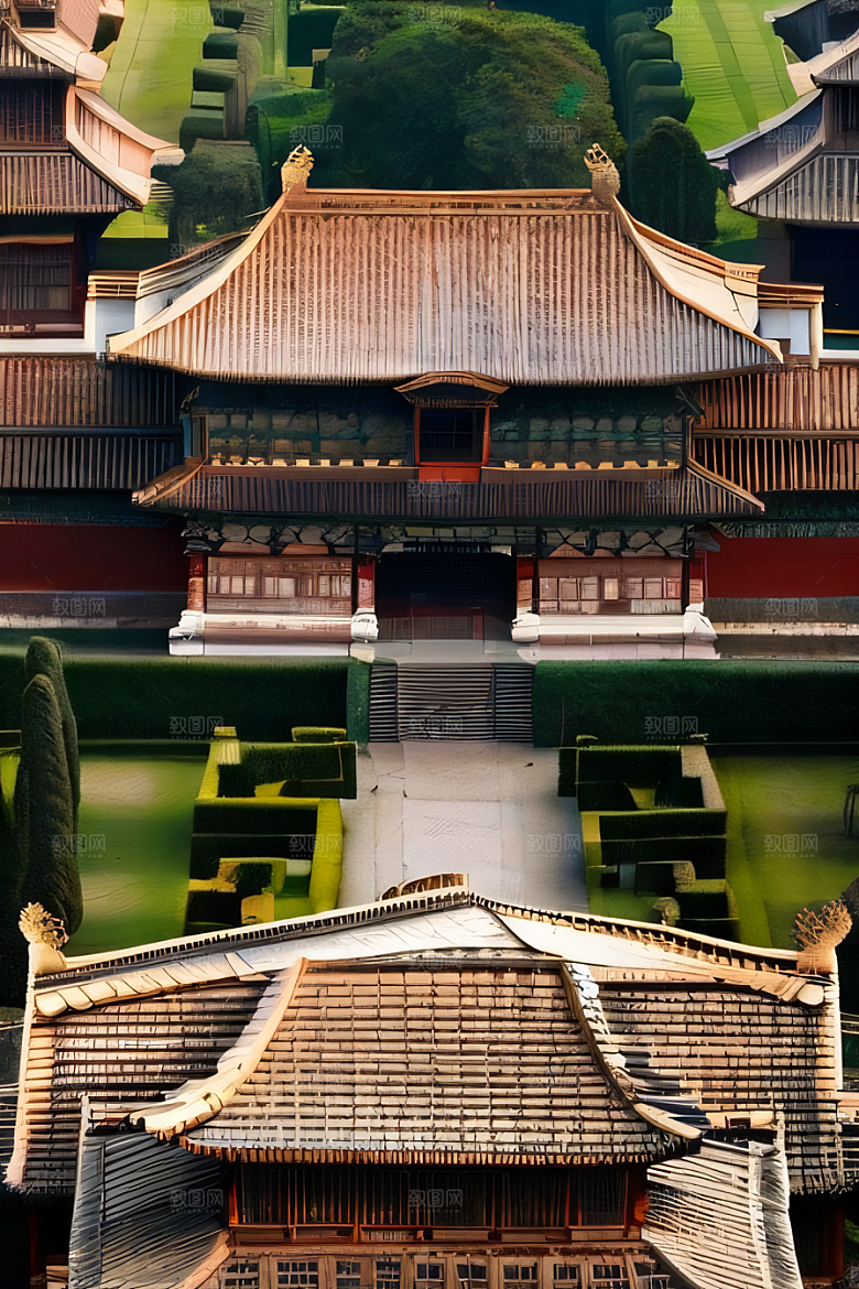 古老宫殿壮丽景色