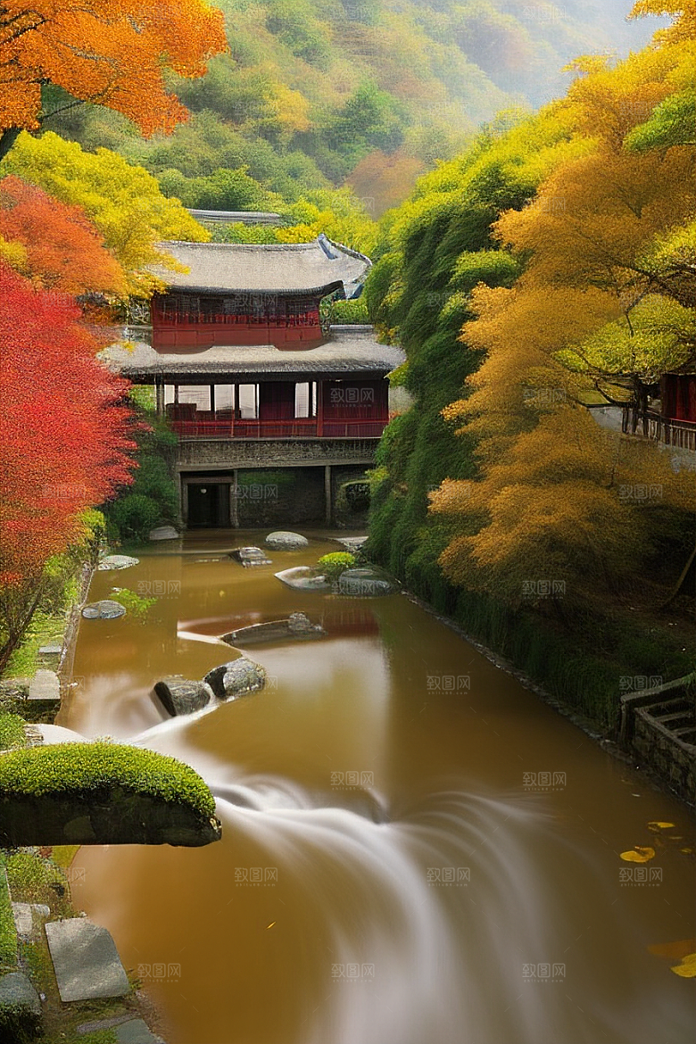 大自然的调色盘在秋日展现