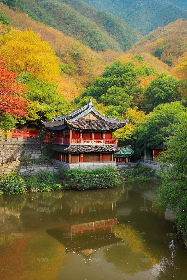 居住在内心和周围的永恒调色盘