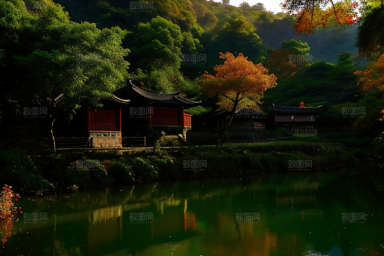 居住在内心和周围的永恒调色盘