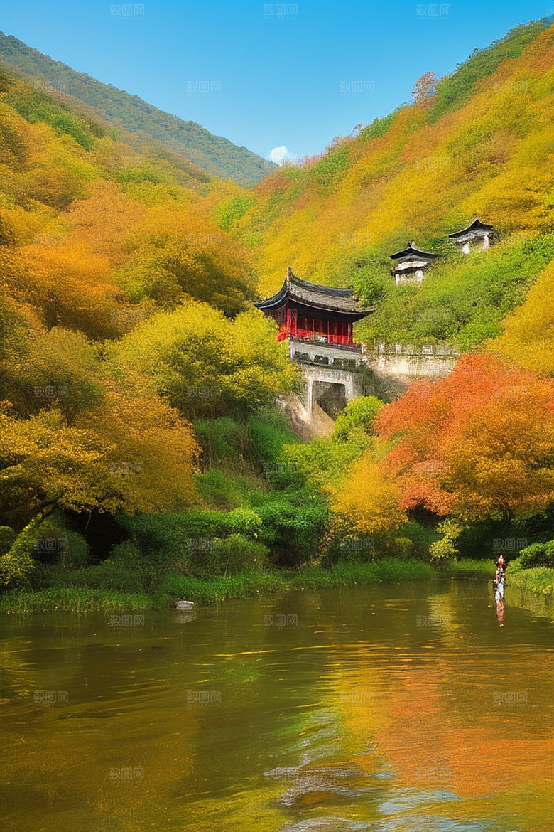 居住在内心和周围的永恒调色盘