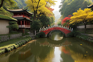 自然艺术的乡村挂毯