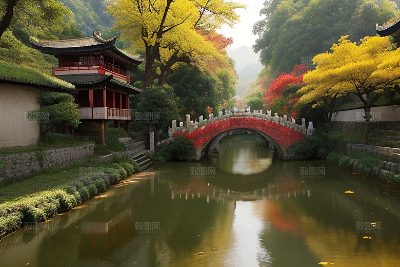 自然艺术的乡村挂毯