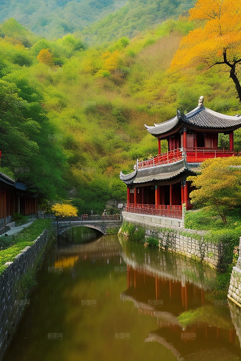 居住在内心和周围的永恒调色盘