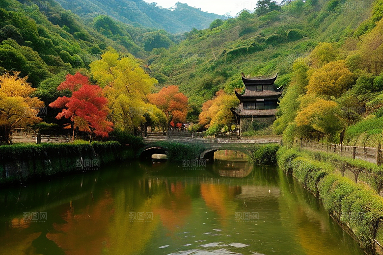 居住在内心和周围的永恒调色盘