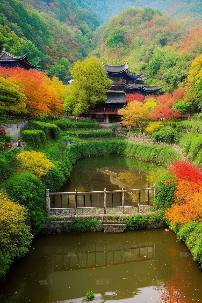 居住在内心和周围的永恒调色盘
