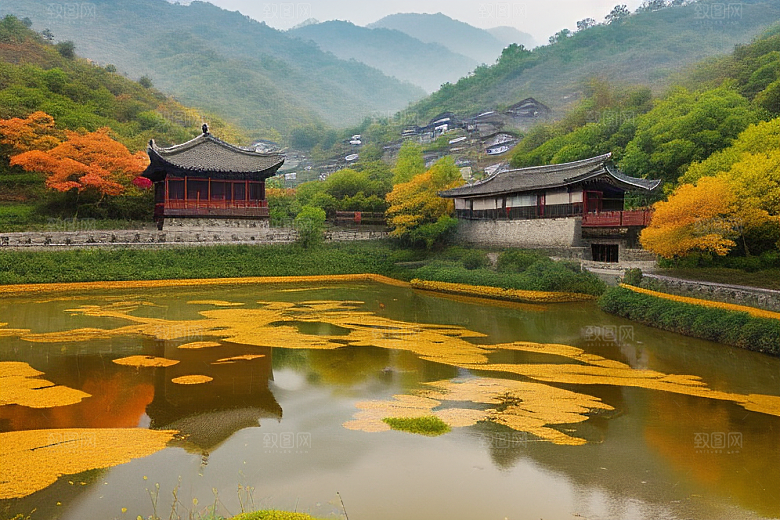 居住在内心和周围的永恒调色盘