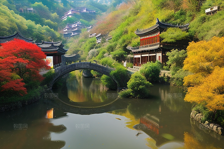居住在内心和周围的永恒调色盘