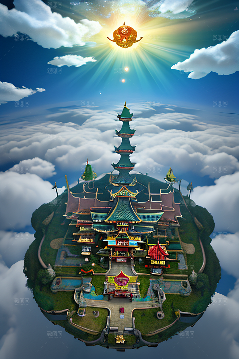 梦幻仙境中国神话的壮丽画卷