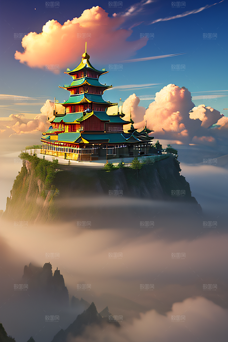 超梦幻场景立体艺术中的仙境奇观