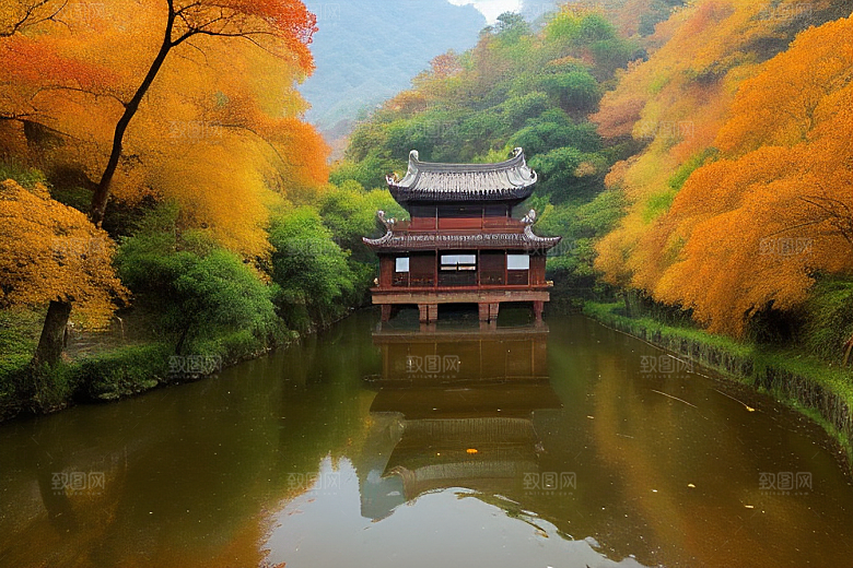 自然艺术的乡村挂毯