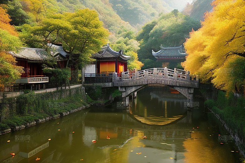 自然艺术的乡村挂毯