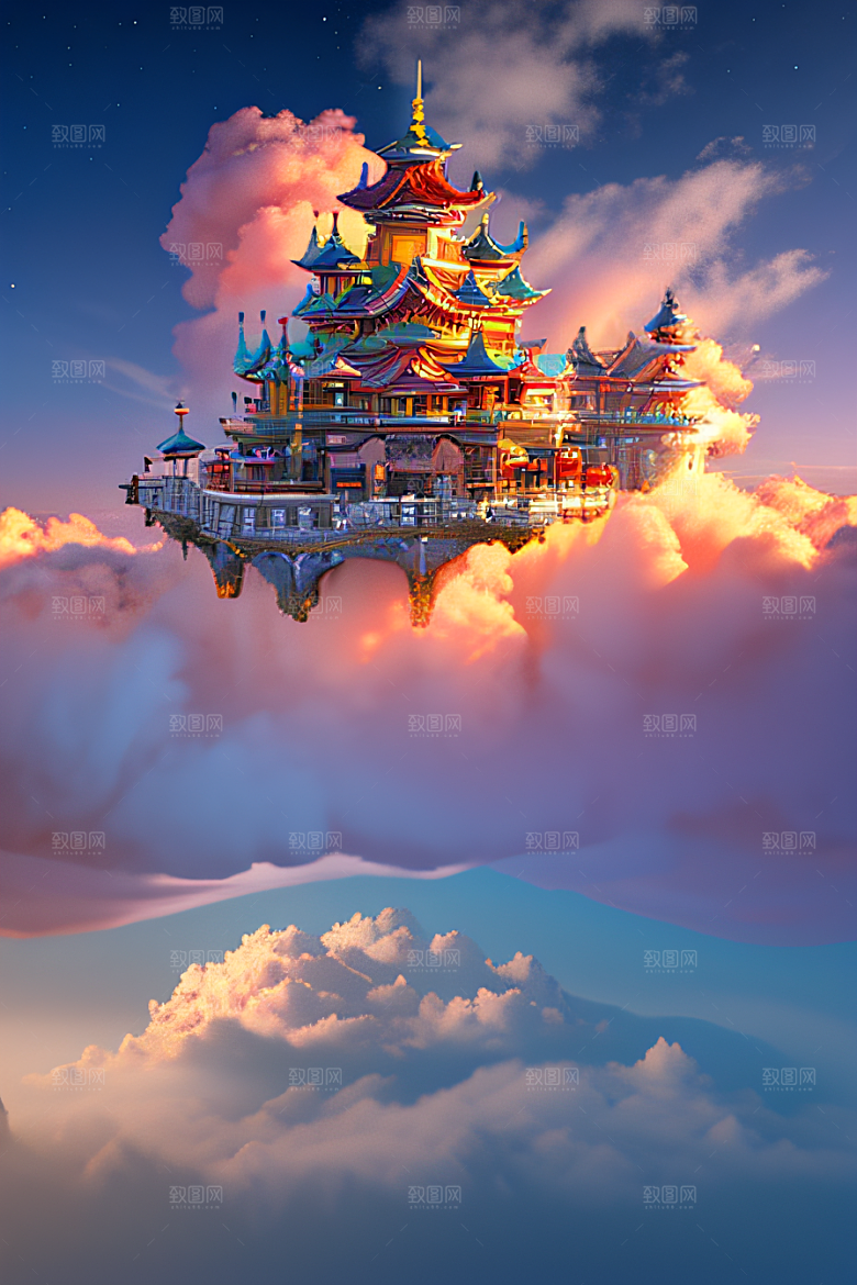 超梦幻场景仙境奇观的立体魅力