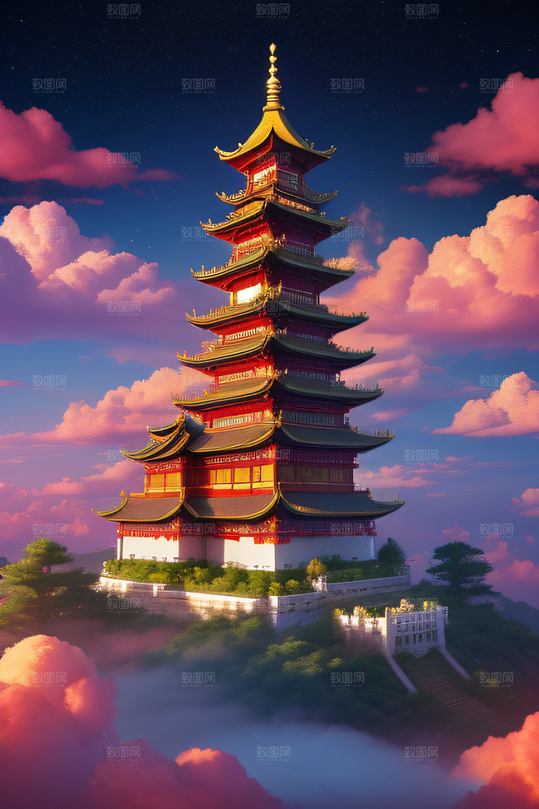 幻彩中国梦幻仙境的绝美画面