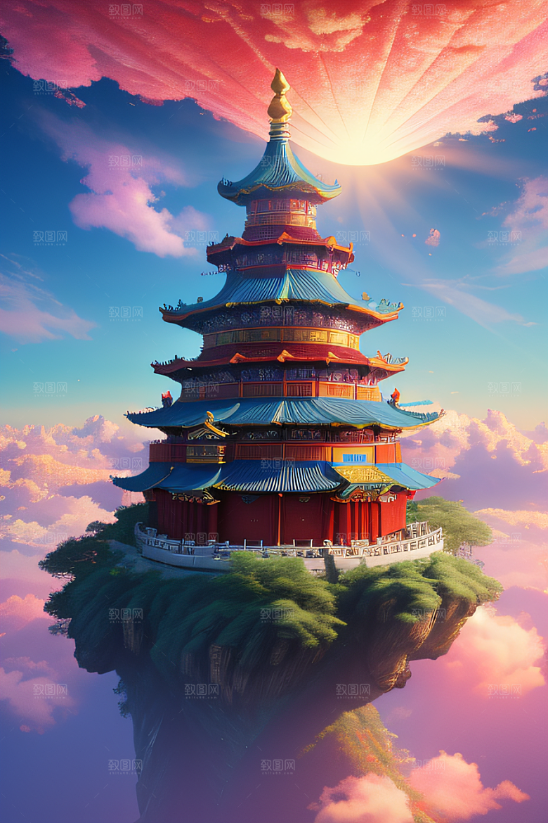 幻彩中国梦幻仙境的绝美画面