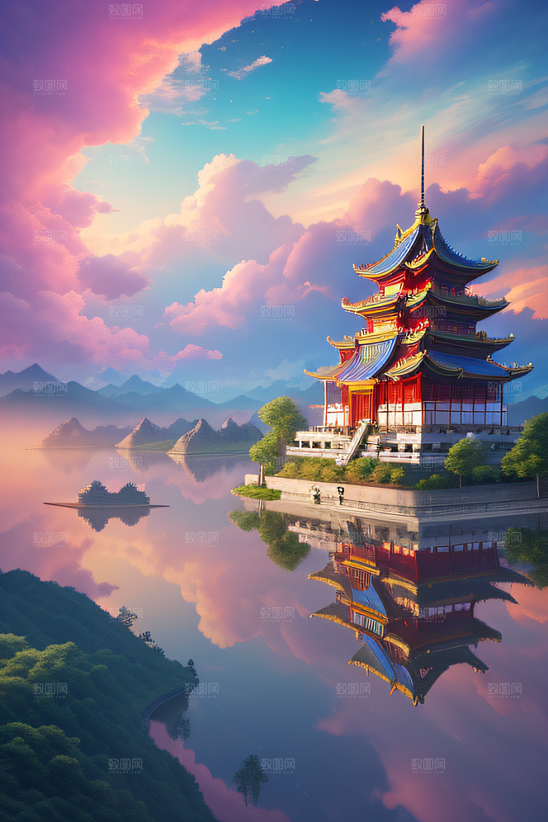 梦幻仙境中国神话的壮丽画卷