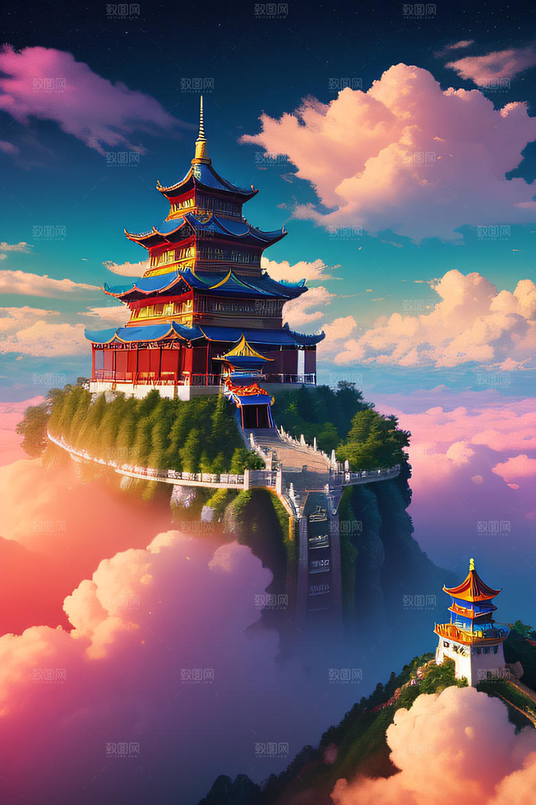 梦幻仙境中国神话的壮丽画卷