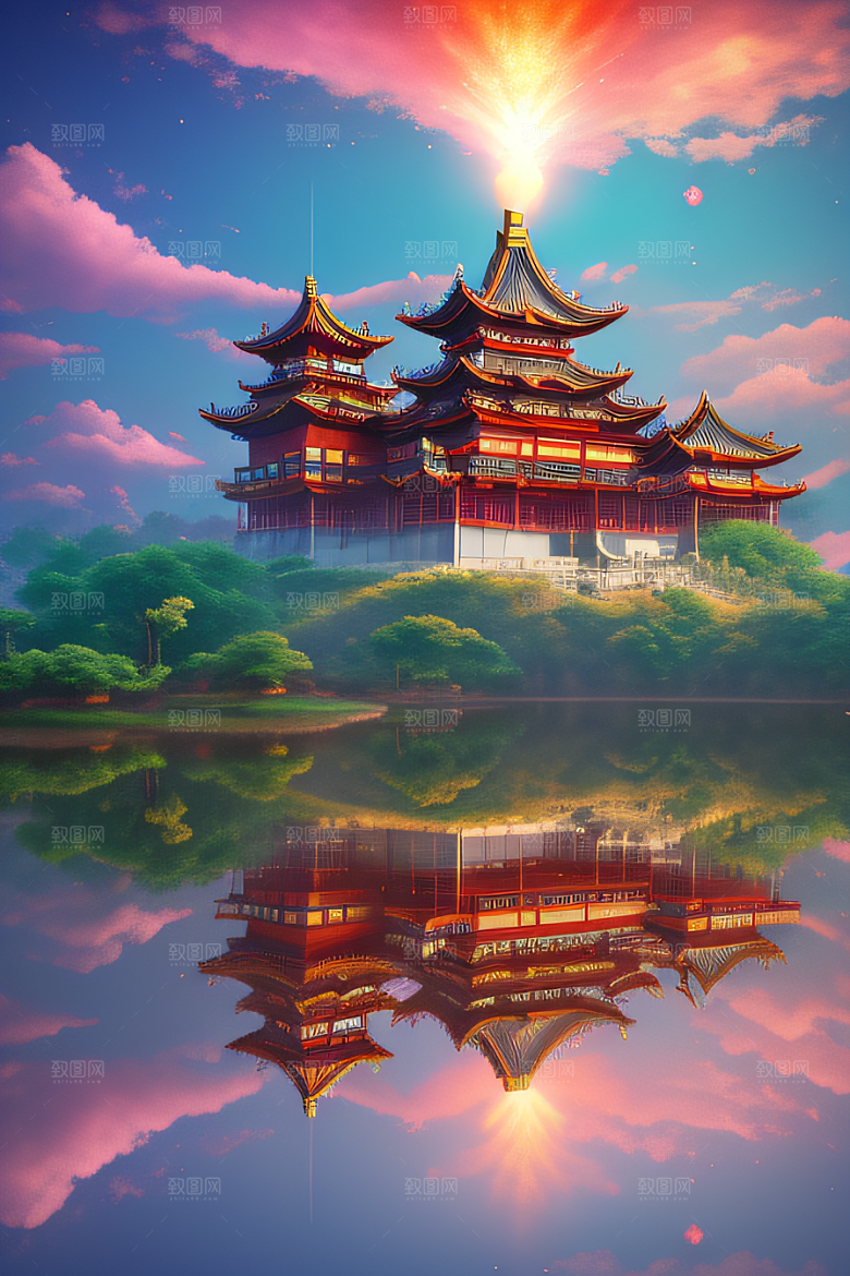 梦幻仙境中国神话的壮丽画卷