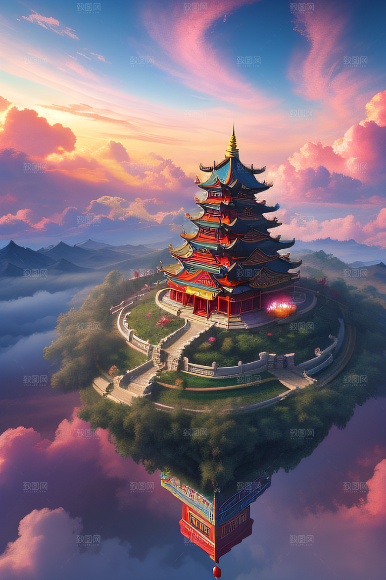 梦幻仙境中国神话的壮丽画卷