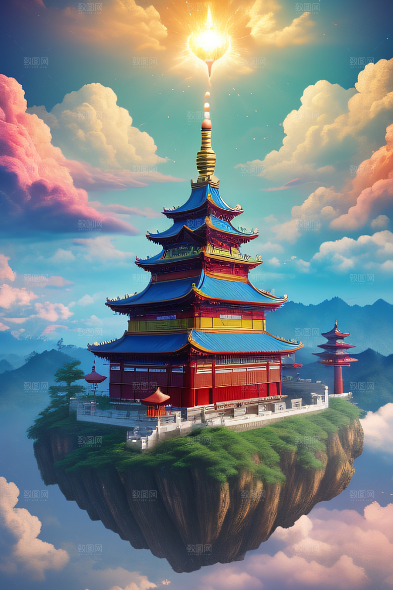 梦幻仙境中国神话的壮丽画卷