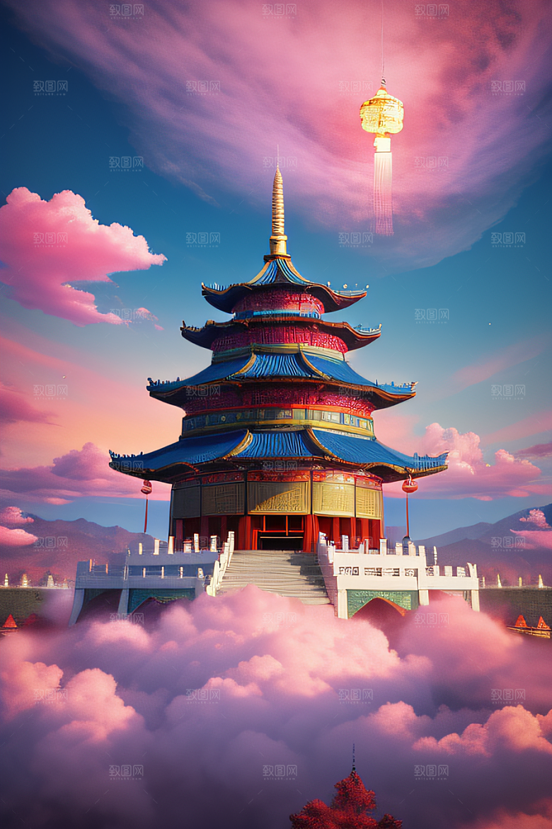 梦幻仙境中国神话的壮丽画卷