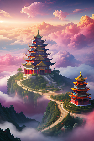 梦幻仙境中国神话的壮丽画卷